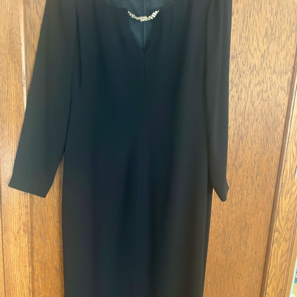 Ellen Tracy long black dress